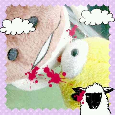 個性的なデザインを使って画像が賑やかに。