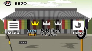 ゲーム画面。