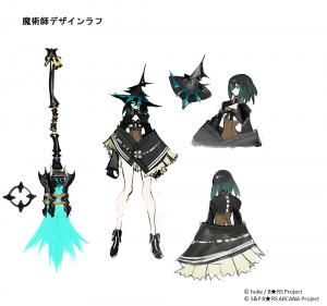 魔術師デザインラフ画