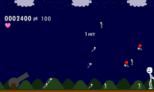 ゲーム画面。