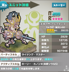 ロードラ　プレイ日記　アルフォンス