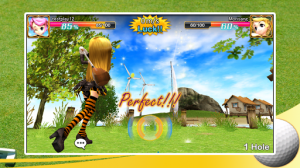 マルチプレイ対戦のゴルフゲーム。
