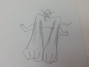 腕を伸ばして攻撃します。