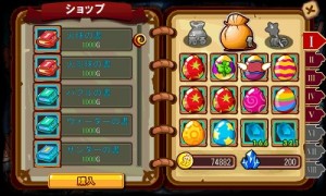 技能書屋ではスキル書を購入できます。竜の皮膚や強力ガードなどは重宝します。