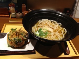 かきあげのおうどん