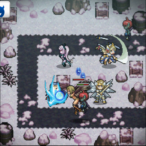 クエスト中のドット絵の動きも必見！