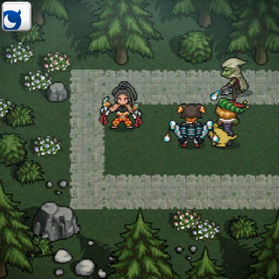 タワーディフェンス風のクエストには、 様々なフィールドと敵キャラが登場する。