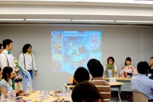 未公開キャラクター紹介の様子