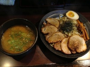こちらはつけ麺（並）肉大。