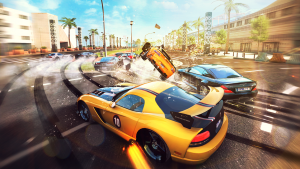 グラフィックが格段に進化した人気レーシングゲーム『アスファルト8：Airborne』