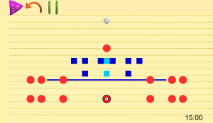 指で書いた絵でボールを動かす物理パズル。