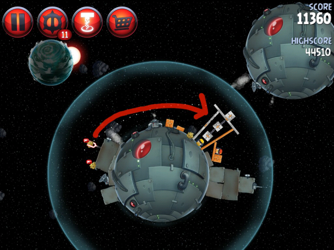 Angry Birds Star Wars II（アングリーバードスターウォーズ2）攻略画像Naboo Invasion　P-1-12攻略