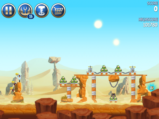 Angry Birds Star Wars II（アングリーバードスターウォーズ2）攻略画像ESCAPE TO TATOOINE　B-2-10攻略