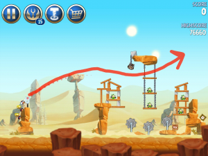 Angry Birds Star Wars II（アングリーバードスターウォーズ2）攻略画像ESCAPE TO TATOOINE　B-2-7攻略