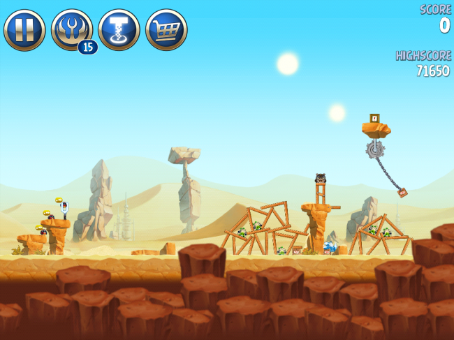Angry Birds Star Wars II（アングリーバードスターウォーズ2）攻略画像ESCAPE TO TATOOINE　B-2-9攻略