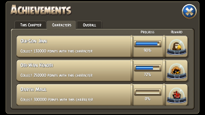 Angry Birds Star Wars II（アングリーバード2）アチーブメント