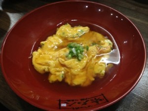 天津飯の上　４２０円。