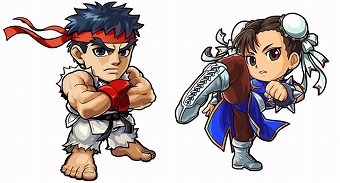 お馴染みのリュウと春麗 お馴染みのリュウと春麗