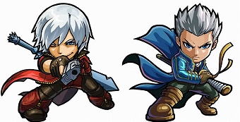ダンテやバージルが3頭身キャラ化! ダンテやバージルが3頭身キャラ化!