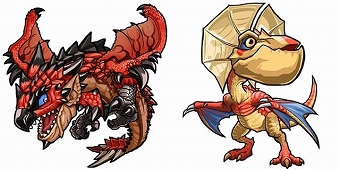 あのモンハンのキャラ達も登場! あのモンハンのキャラ達も登場!