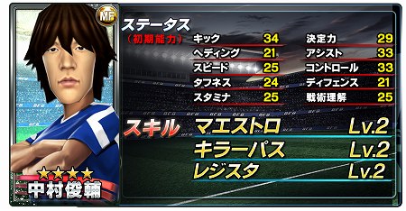 中村俊輔選手★4