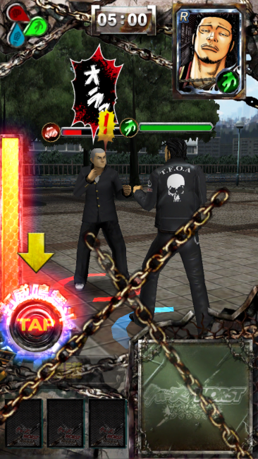 格闘ゲーム風のバトル画面が最大の特徴。|クローズxWORST～打威鳴舞斗～攻略