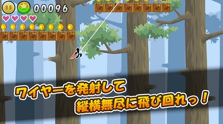 ワイヤーと2本のブレードで巨大ボスに立ち向かえ！