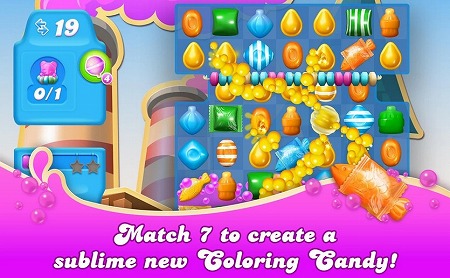 『Candy Crush Soda Saga』プレイ画面