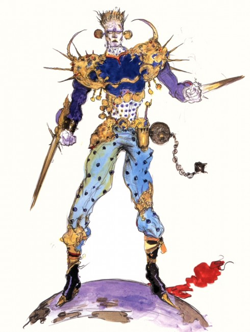 後々でてくる「マジックマスター」とグラフィック一緒かな？これは天野喜孝のイラスト。 ©Final FantasyVI 1994 SQUARE ENIX