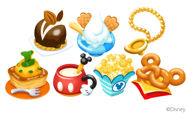 ディズニーらしさいっぱいの生産品。