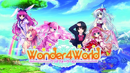 美少女コレクションパズルRPG『Wonder4World』事前登録受付開始