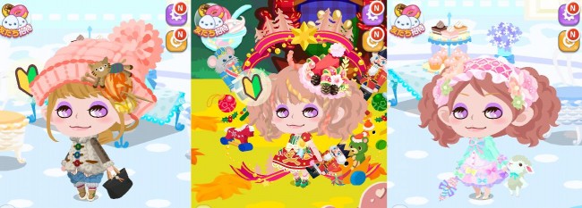 季節に合ったテーマや自分の好きなファッションのコーディネートが自由にできる。