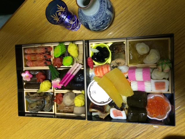 年末はおせちに日本酒！最高（はーと）
