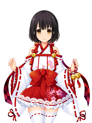RRアバター「アレンジ巫女服」 。