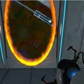 まるで進化した通り抜けフープ!?三次元脱出パズルゲームの名作『PORTAL』をあいたかはしくんがプレイの画像
