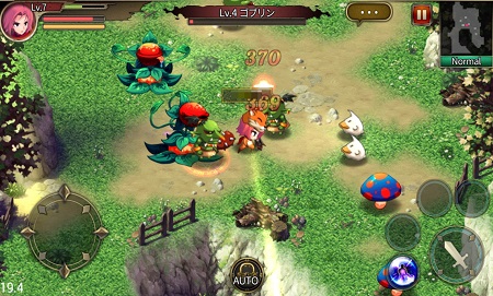 ゲームプレイ画面、イメージは開発途上のもの。
