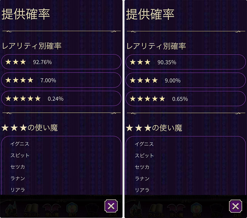 ゴシックは魔法乙女 ガチャ 確率