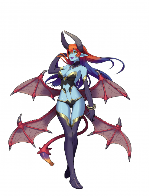 【デオドラ】  闇の魔槍を自在に操る  冥界の女戦士  CV:日笠 陽子 