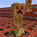 爆発しちゃだめえええ!!!TNTのステージでぐっちがクリーパーとバトルするマイクラ企画がやばいの画像