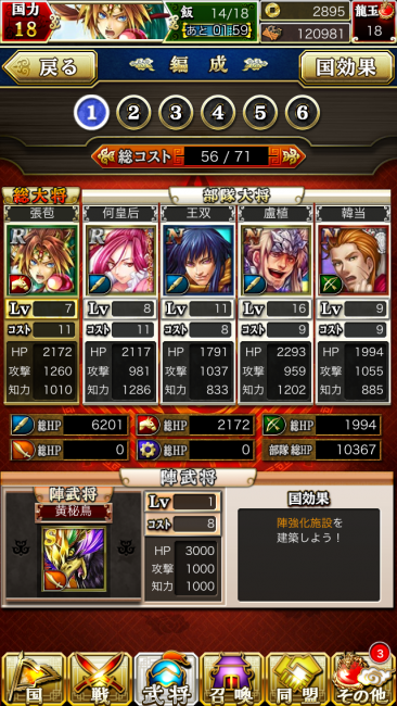 部隊編成