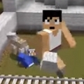 トロッコと水で羊毛を刈りまくる!?カズがマイクラで自動回収方法を考案!の画像