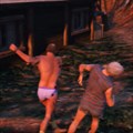 【変態注意】パン一のハゲたおっさんがカルト教団の集落に殴りこみ!【GTA】の画像