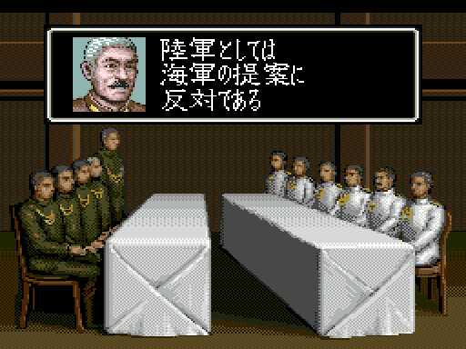 陸軍としては海軍の提案に反対である