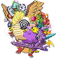 【ポケモン】どこの七英雄!?150匹のポケモンを混ぜたらやばいやつ生まれた!!!の画像