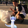 【ポケモンGO】しながらだってゴミ拾いできるじゃん!の画像