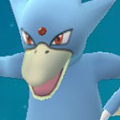 ポケモンGOのゴルダックが使うわざで、ねんりきとみずでっぽうではどちらの方が強いでしょうか？【ポケモン クイズ＆トリビア】の画像
