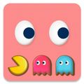 往年の名作「パックマン」がスマホ用ボードゲーム「もぐもぐパックマン“にやりゴーストの逆襲”」として復活!の画像