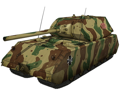 超重戦車マウス 画像出典：http://girls-und-panzer.jp/mecha_bla_mouse.html