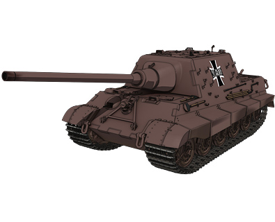 駆逐戦車ヤークトティーガー（黒森峰学園） 画像出典：http://girls-und-panzer.jp/