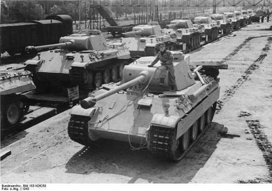 Ⅴ号戦車パンター 画像出典：http://blogs.yahoo.co.jp/houzankai2006/49146449.html